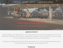 Tablet Screenshot of dynamicadigital.com.ar